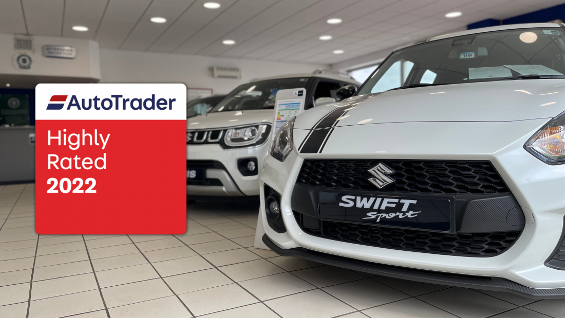 Tracks accredited Highly Rated by Auto Trader FIVE years in a row Tracks Suzuki Tracks accredited Highly Rated by Auto Trader FIVE years in a row Tracks Suzuki